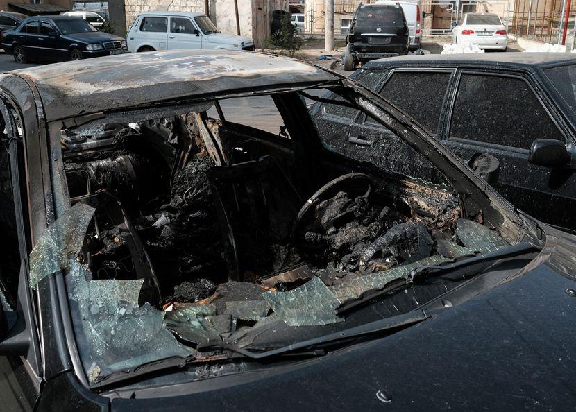Jeziv snimak vozila dvojice francuskih novinara ranjenih u Karabahu