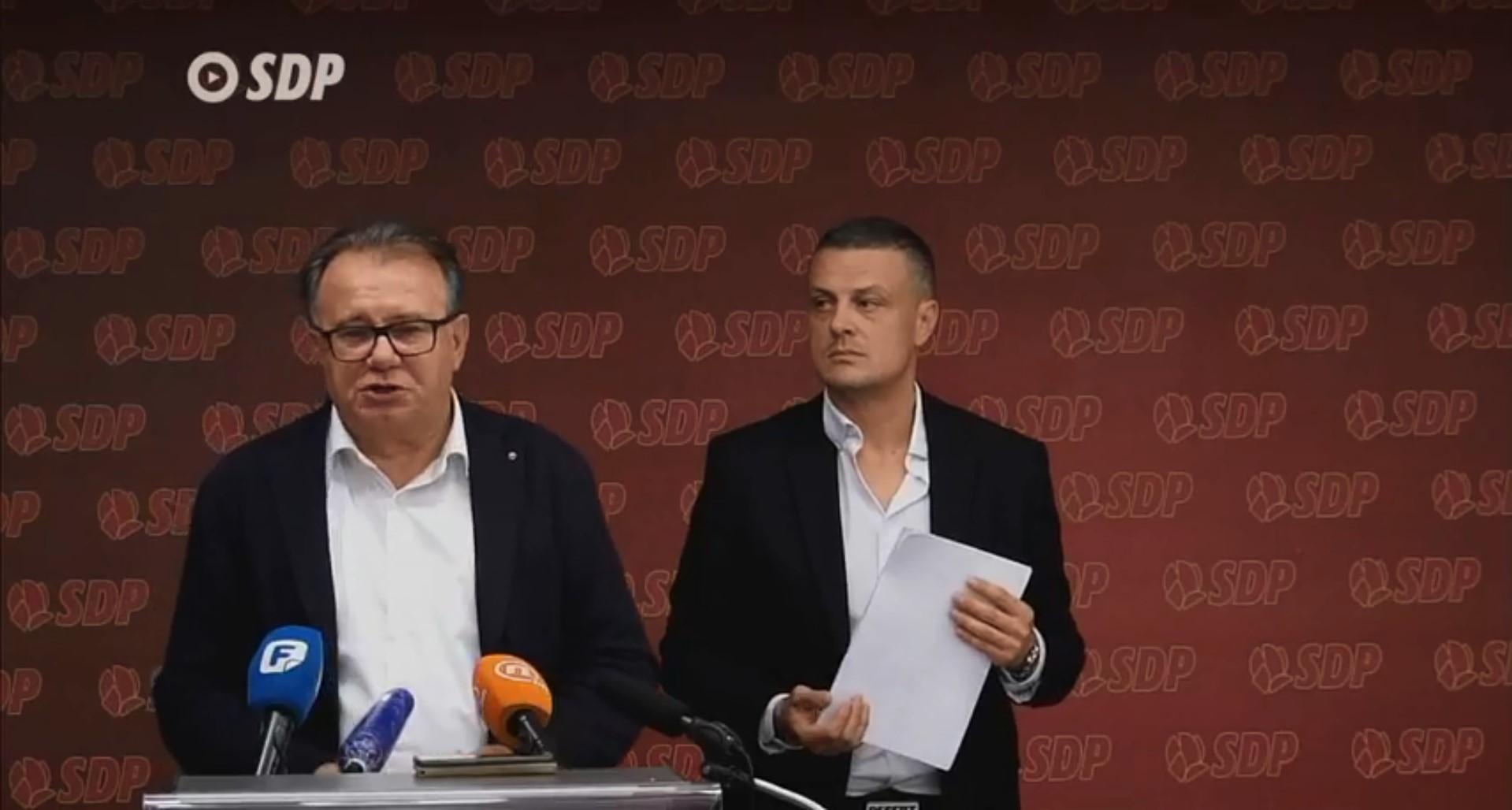 Press konferencija SDP-a BiH - Avaz
