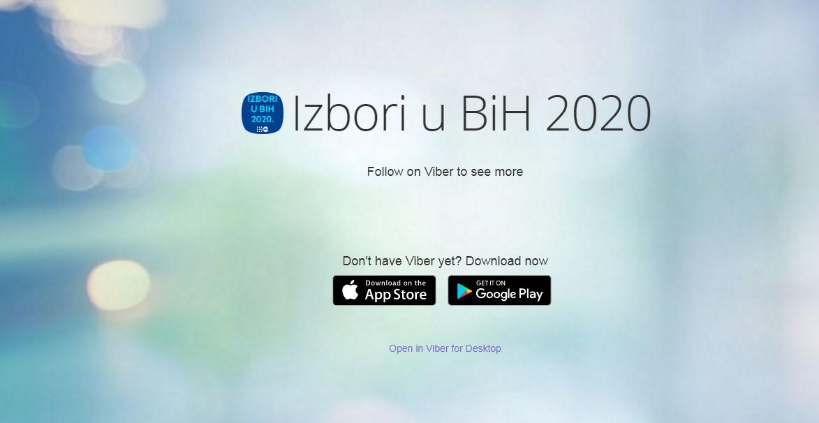 Viber Chatbot ima za cilj pružiti mladim biračima u BiH sve neophodne informacije - Avaz
