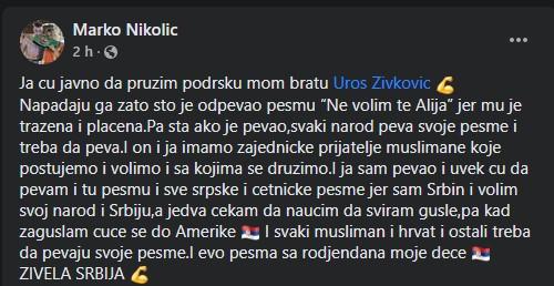 Status Marka Nikolića - Avaz