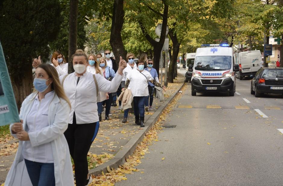 Sa zadnje protestne šetnje: Nadležni ih nastavili ignorirati - Avaz