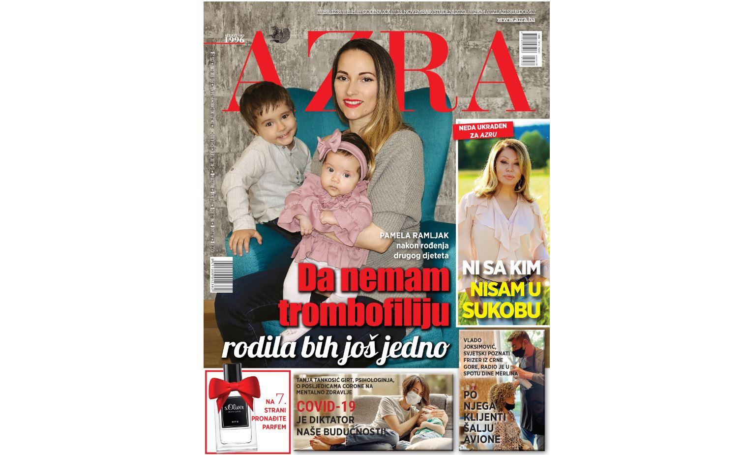 Naslovnica novog broja magazina "Azra" - Avaz