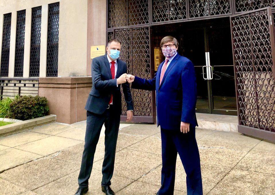 Ambasador BiH u SAD Bojan Vujić se sastao sa Metjuom Palmerom