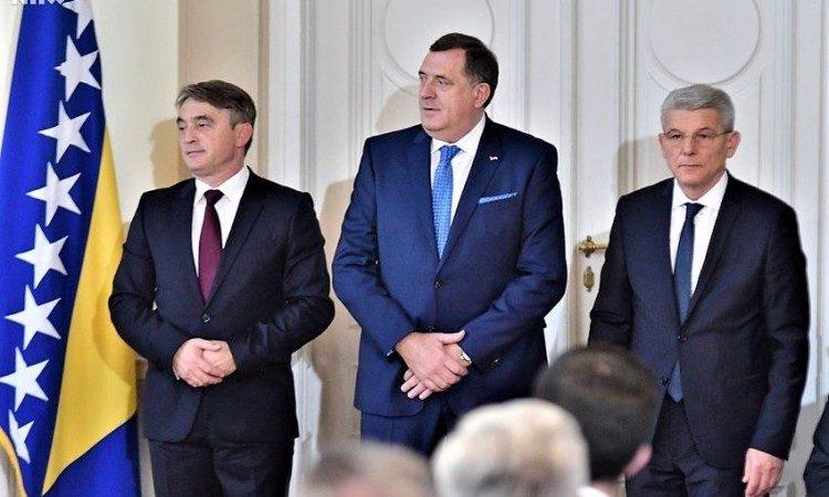 Komšić, Dodik i Džaferović: Umjesto državnih, stranačke aktivnosti - Avaz