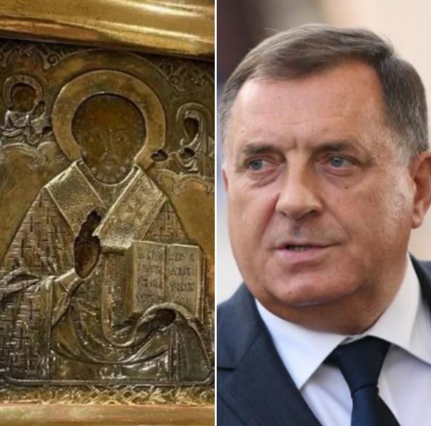 Dodik se oglasio o spornoj ikoni - Avaz