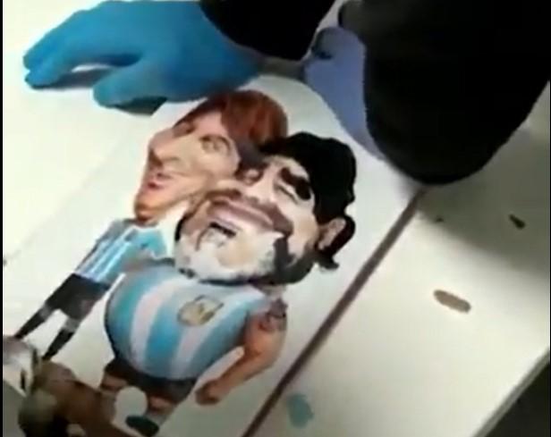 Hrvat u portretima s likom Maradone krio kokain