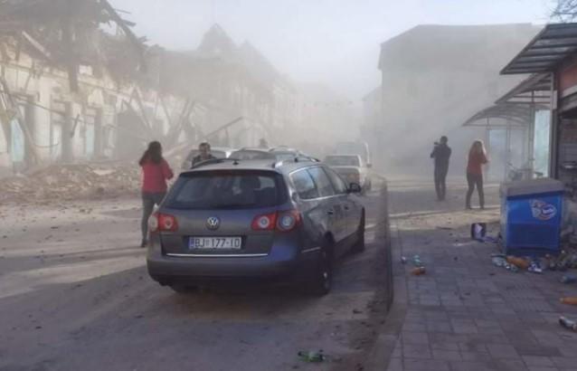 Ovo su prve fotografije nakon razornog zemljotresa u Hrvatskoj