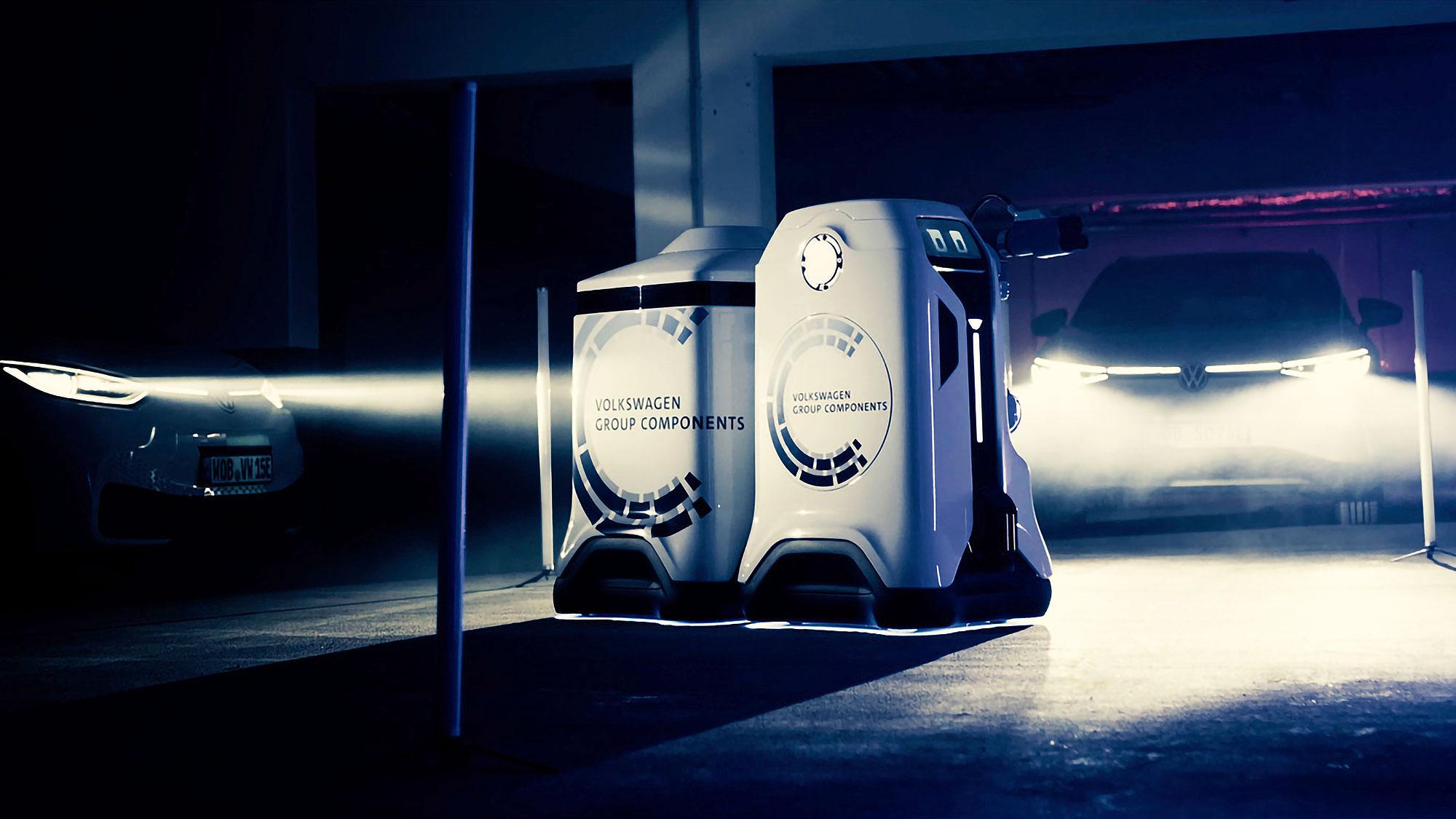 Volkswagen predstavio futuristički prototip robotske stanice za punjenje automobila