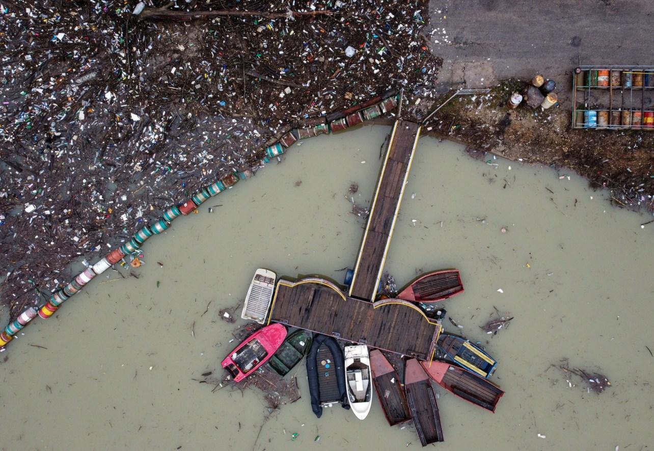 Ekološka katastrofa na Drini snimljena iz zraka