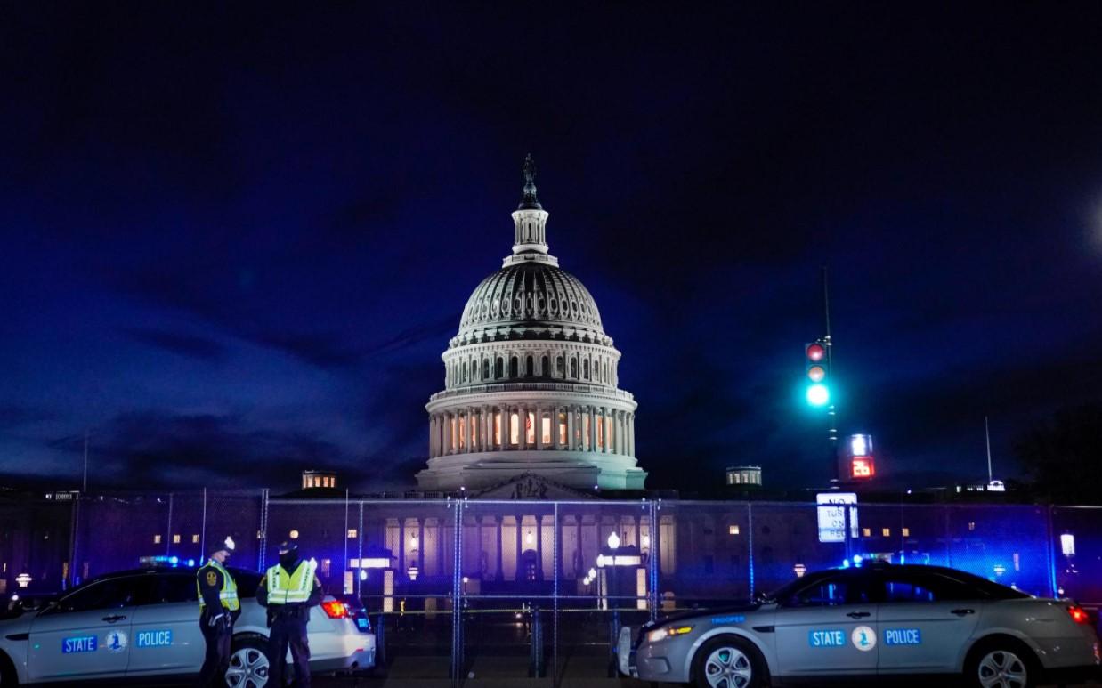 The U.S. Capitol is seen behind heavy-duty security fencing the day after supporters of U.S. President Donald Trump stormed the Capitol in Washington, U.S., January 7, 2021. - Avaz