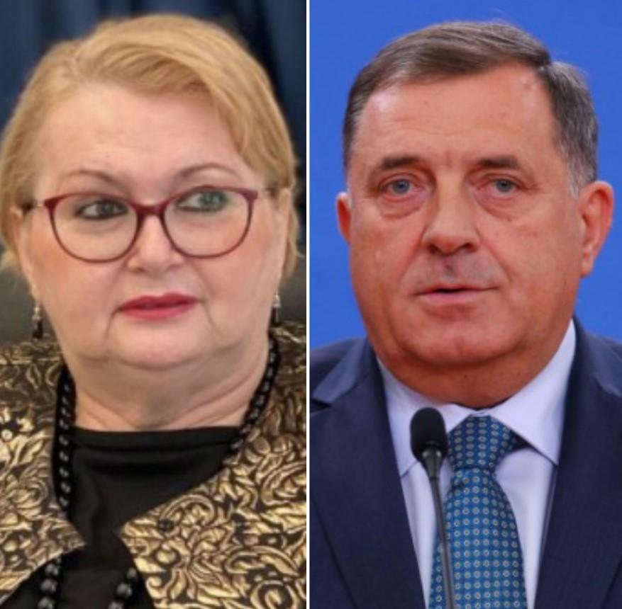Bisera Turković i Milorad Dodik - Avaz