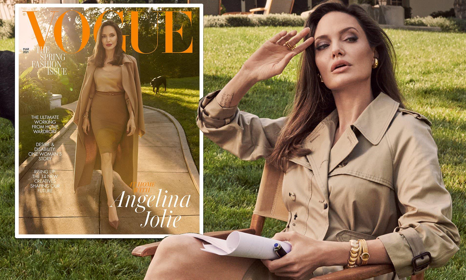 Džoli na naslovnici Voguea - Avaz