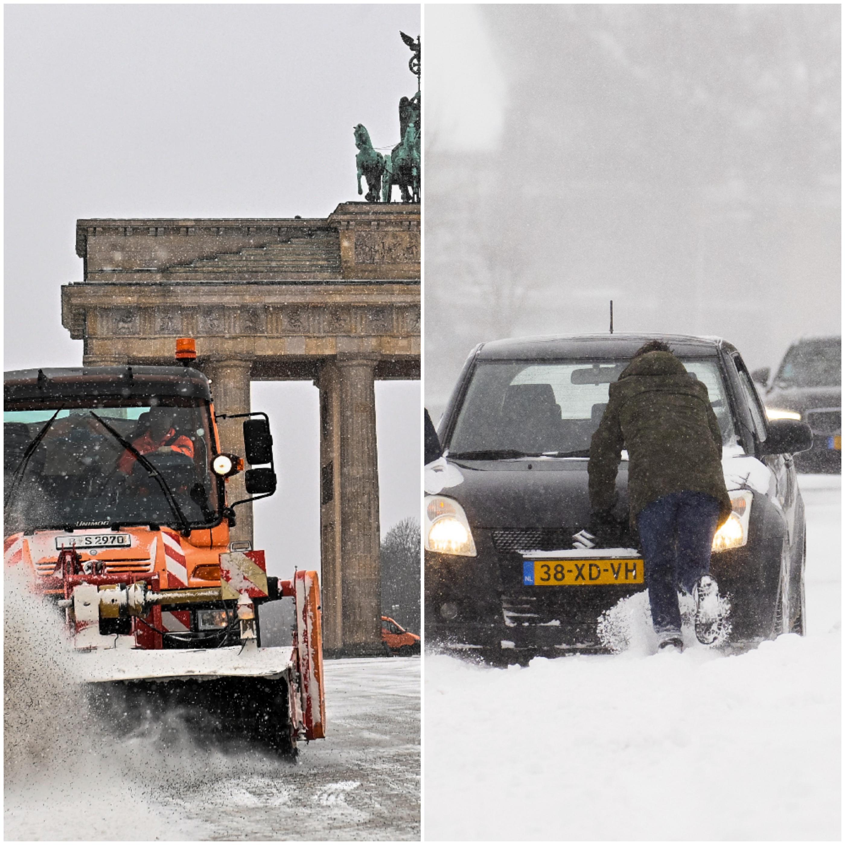 Prva velika snježna oluja u Nizozemskoj u zadnjih 10 godina, 222 saobraćajne nesreće u Njemačkoj