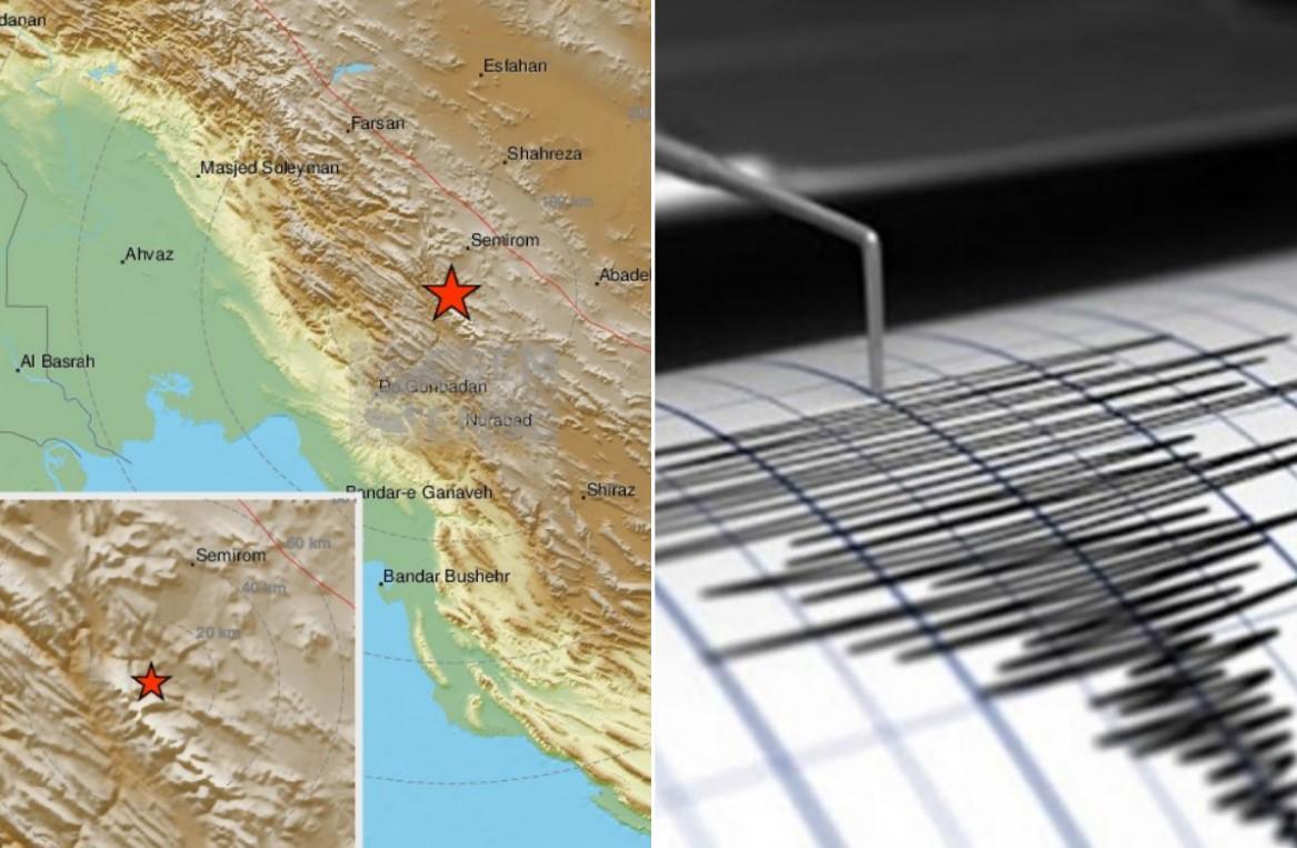 Zemljotres jačine 5,6 stepeni registriran je na području jugozapadnog Irana - Avaz