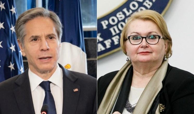 US Secretary of State Blinken sends a letter to B&H Foreign Minister Turković