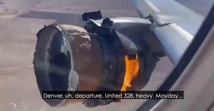 Dijelovi Boeinga 777 otpadali iznad Denvera, objavljen video motora koji gori