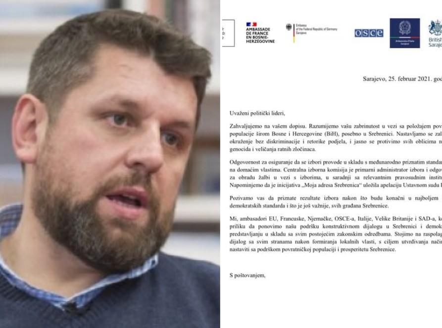 Duraković za "Avaz": Nije uredu da nas međunarodna zajednica u diplomatskom celofanu odbije