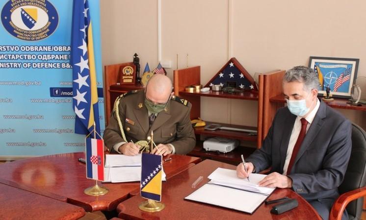 B&H and Croatia sign Bilateral Military Cooperation Plan