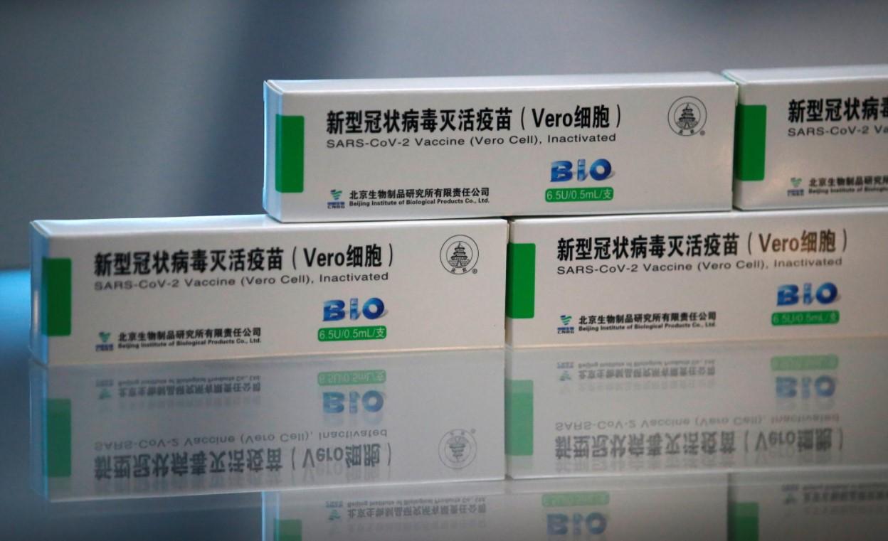 Packages of COVID-19 vaccines by Beijing Institute of Biological Products of Sinopharm's China National Biotec Group (CNBG), are displayed during a government-organised visit to the vaccine’s production line in Beijing, China February 26, 2021. - Avaz
