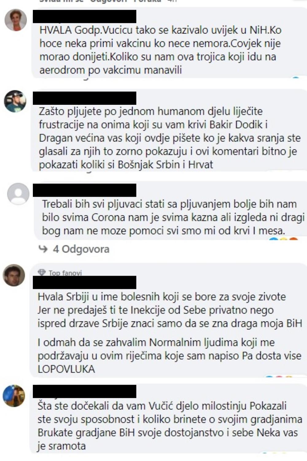 Komentari na posjetu Vučića - Avaz