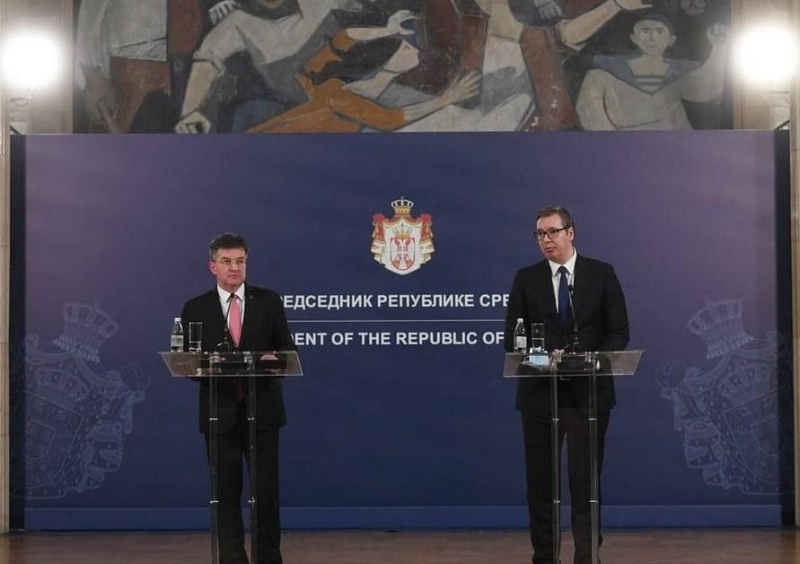 Miroslav Lajčak i Aleksandar Vučić - Avaz