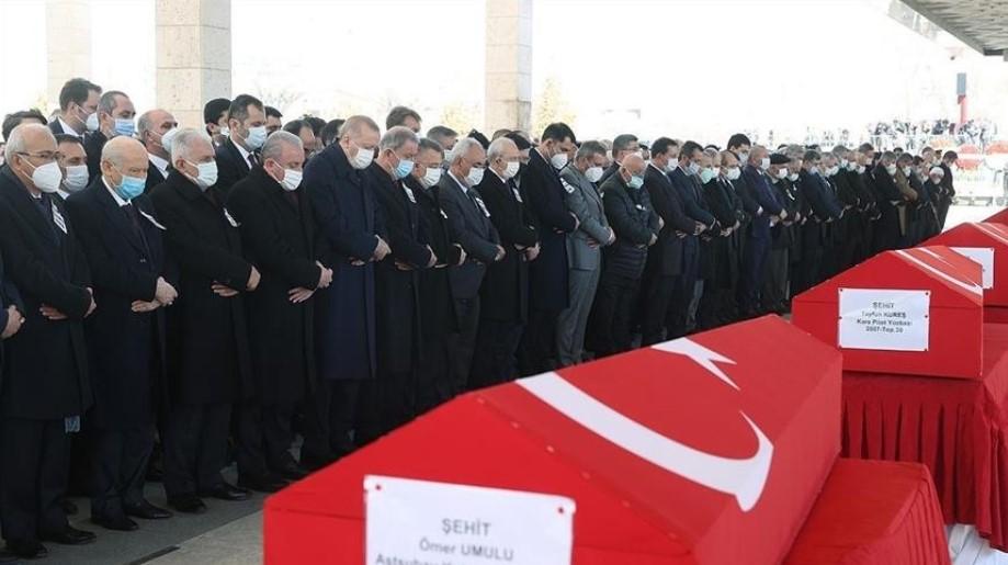 State ceremony held for martyrs from crash