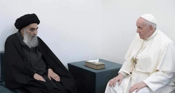 Papa Franjo održao je historijski sastanak s velikim ajatolahom Alijem al-Sistanijem - Avaz