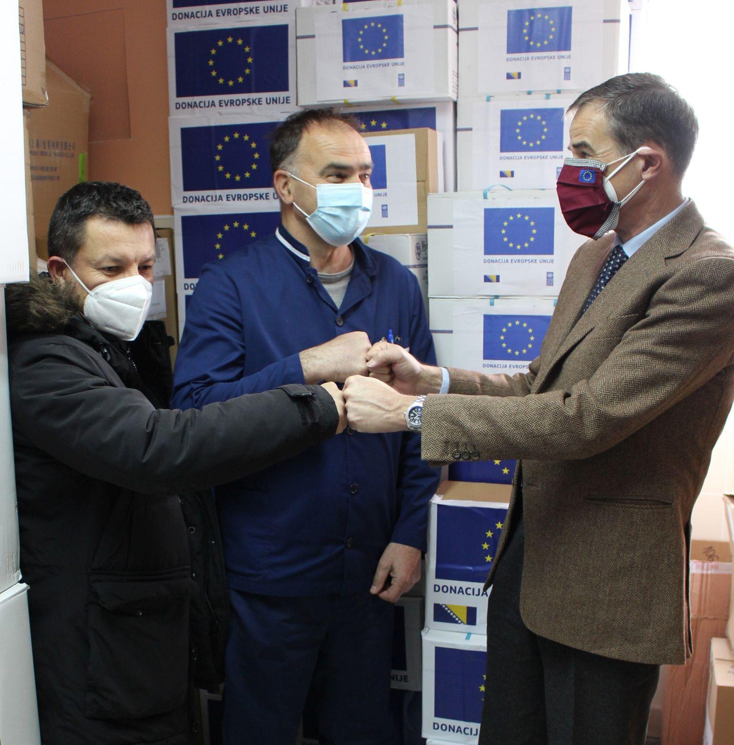 Zaštitna oprema predstavlja dio sveukupne podrške Evropske unije odgovoru na covid-19 pandemiju - Avaz