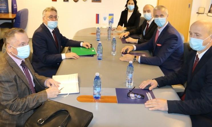 Ambassador Kalabuhov visits B&H Directorate for Coordination of Police Bodies