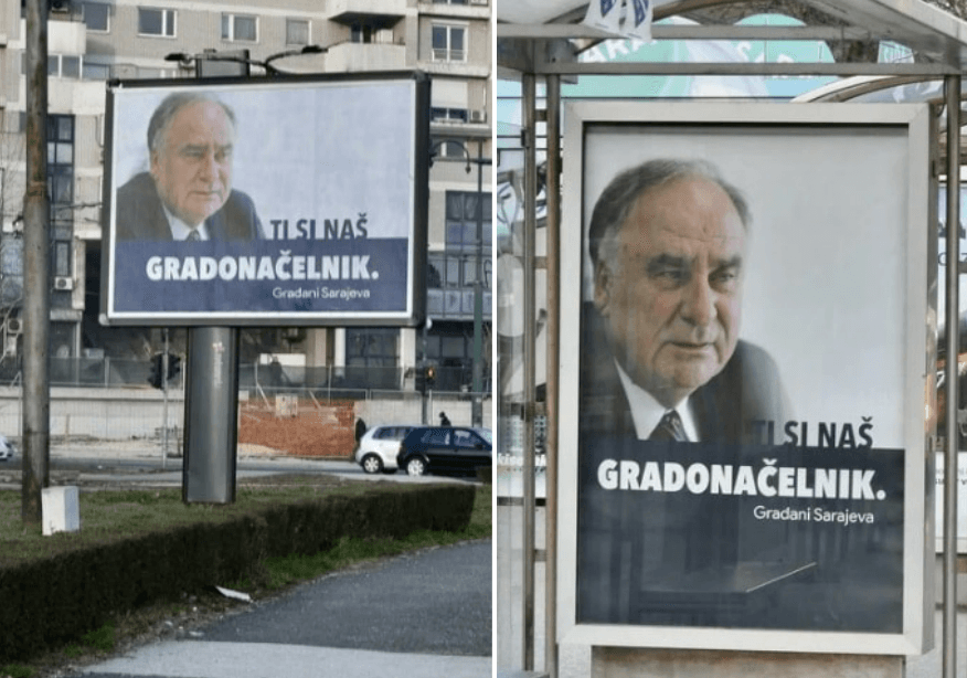 Plakati podrške Bogićeviću u Sarajevu: Ti si naš gradonačelnik
