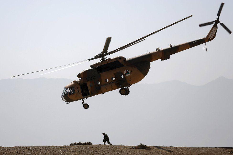 Three killed in Afghan army helicopter crash, say officials