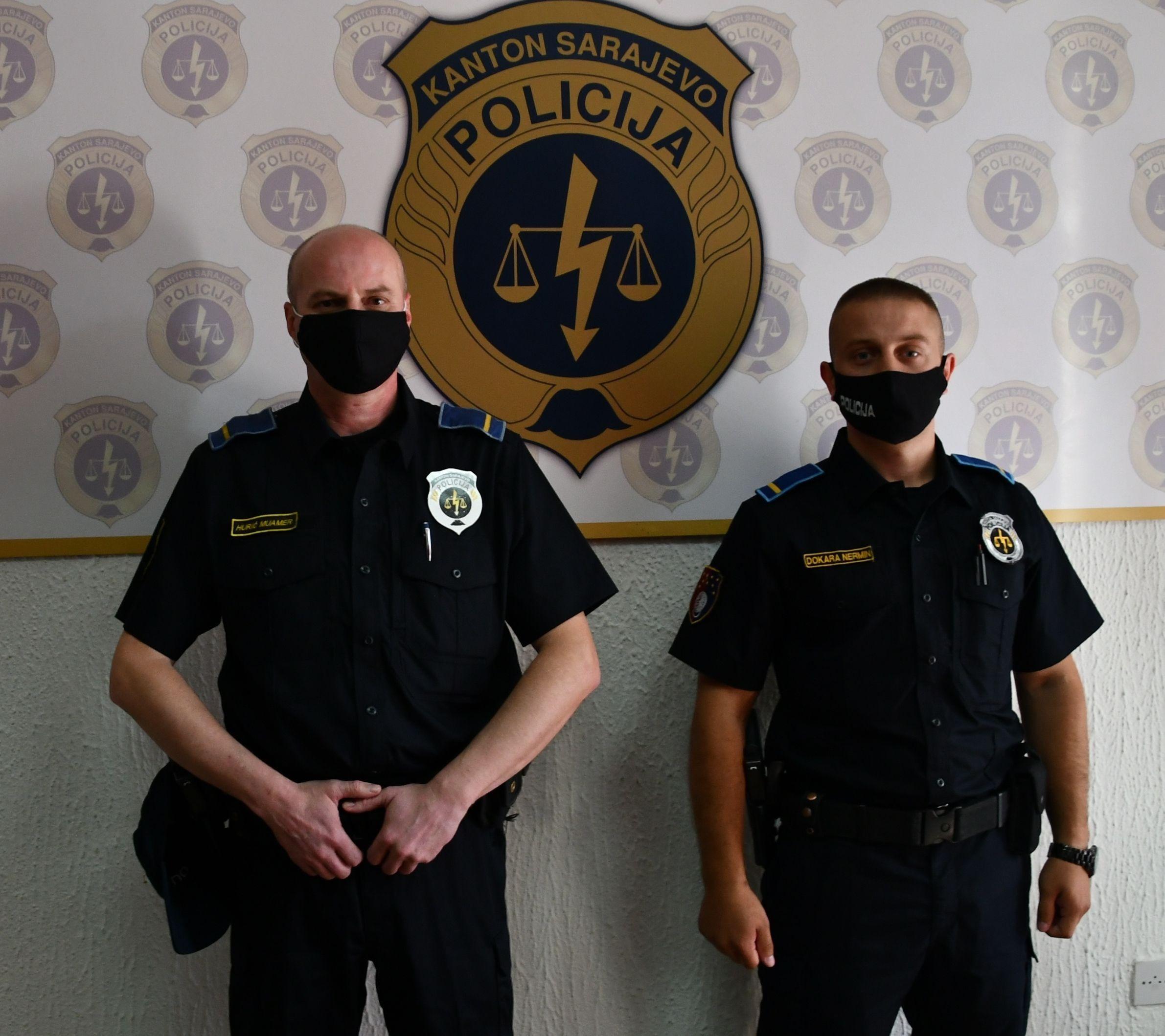 Priznanje "Humani podvig" za dvojicu sarajevskih policajaca