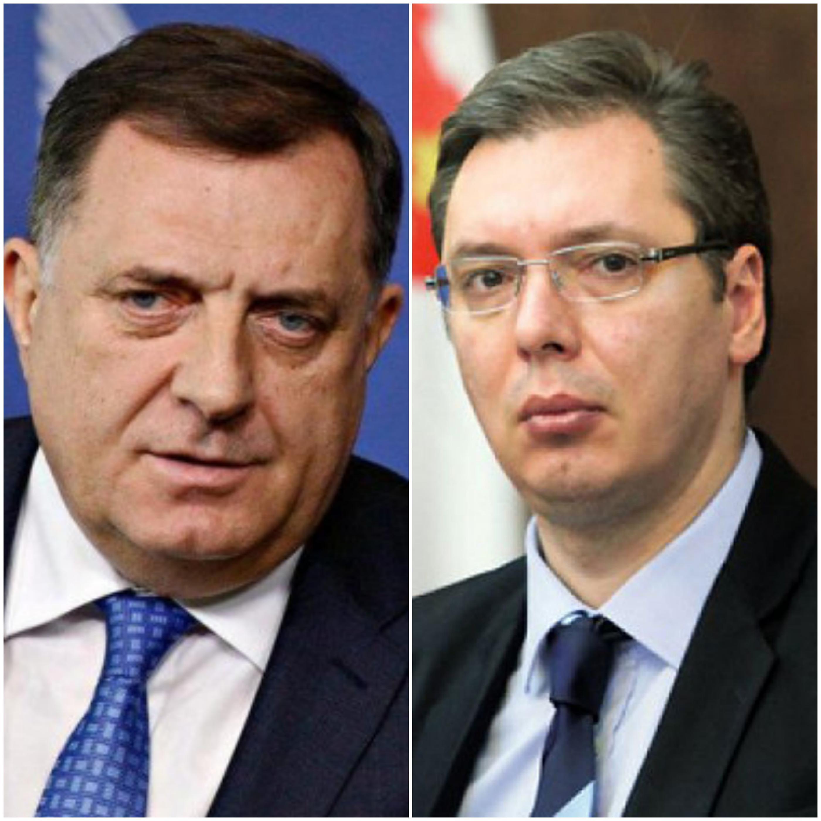 redsjedavajući Predsjedništva BiH Milorad Dodik i predsjednik Srbije Aleksandar Vučić - Avaz
