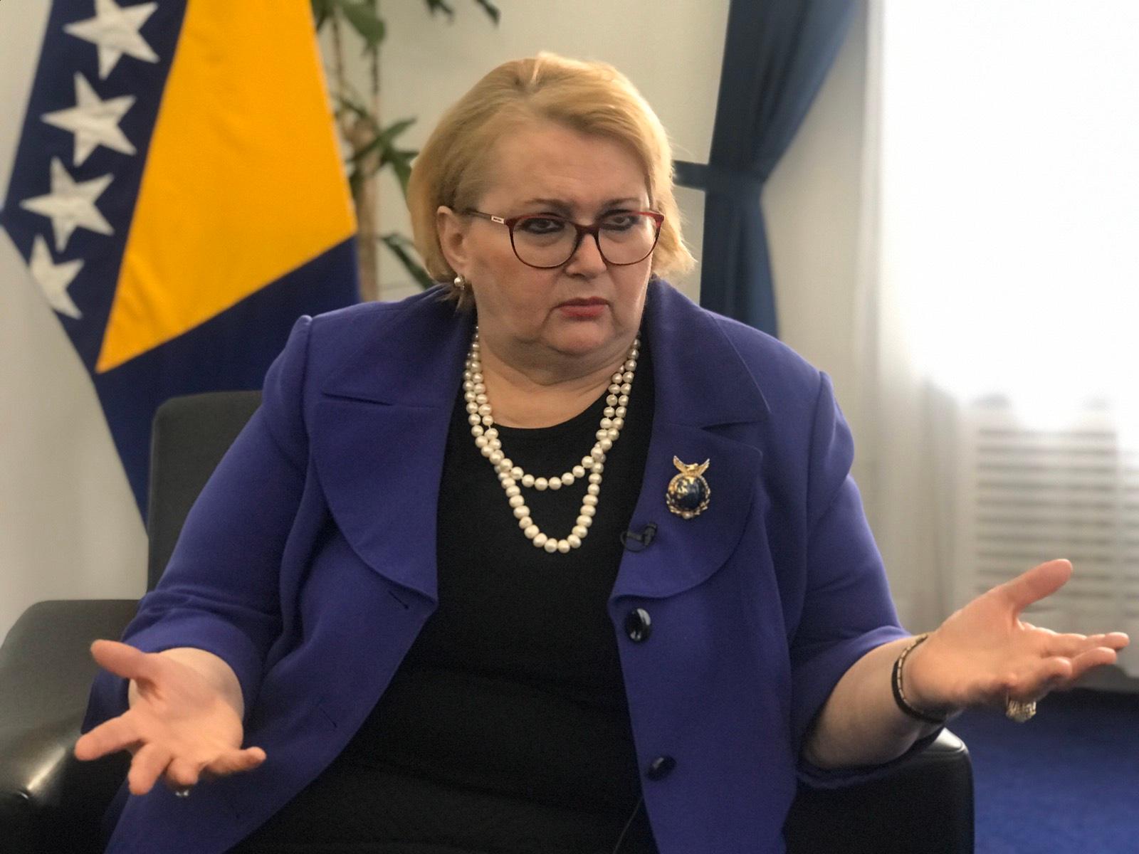 Minister of Foreign Affairs of Bosnia and Herzegovina Bisera Turković - Avaz