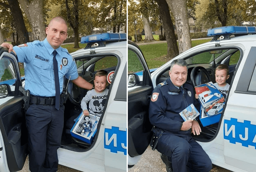 Rođendanski provod za dječaka koji želi da postane policajac