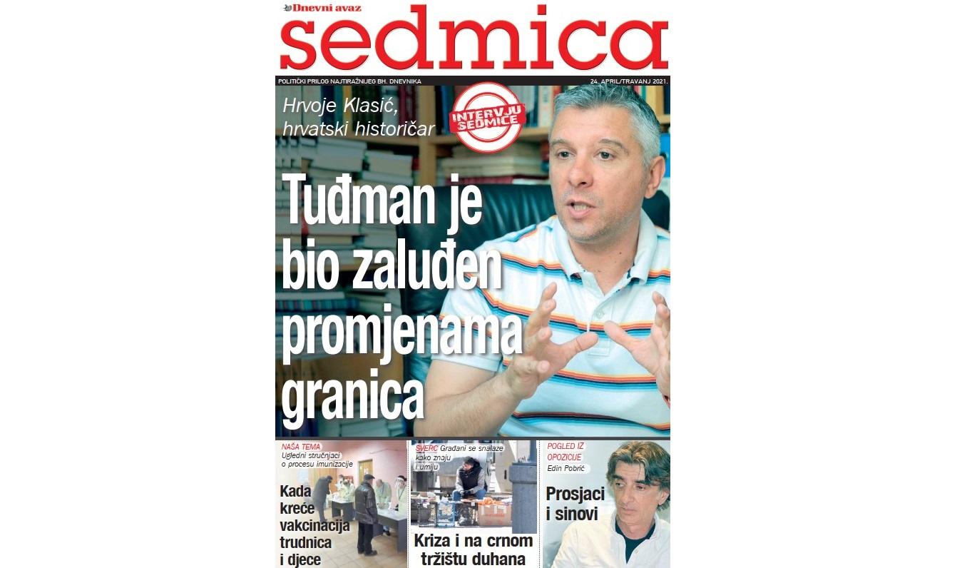 Poklon prilog našim čitaocima u subotu: Sedmica / Hrvoje Klasić: Tuđman je bio zaluđen promjenama granica