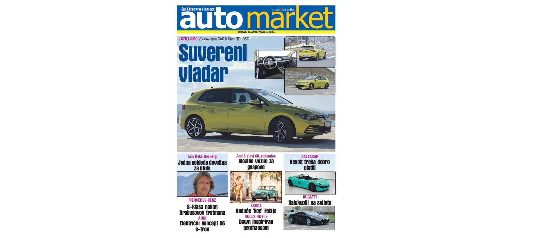 Poklon prilog našim čitaocima u utorak: Automarket / Vozili smo Golf 8, šta donosi nova Volkswagenova uzdanica