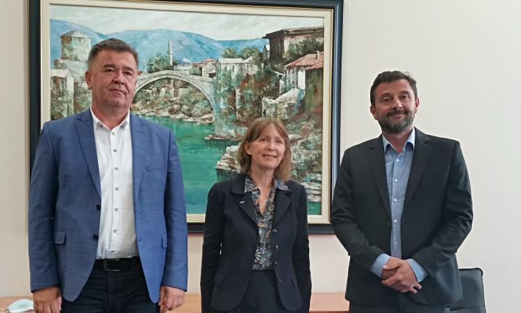 Mostar Mayor and City Council Chair receive OSCE delegation led by Ambs. Kavalec