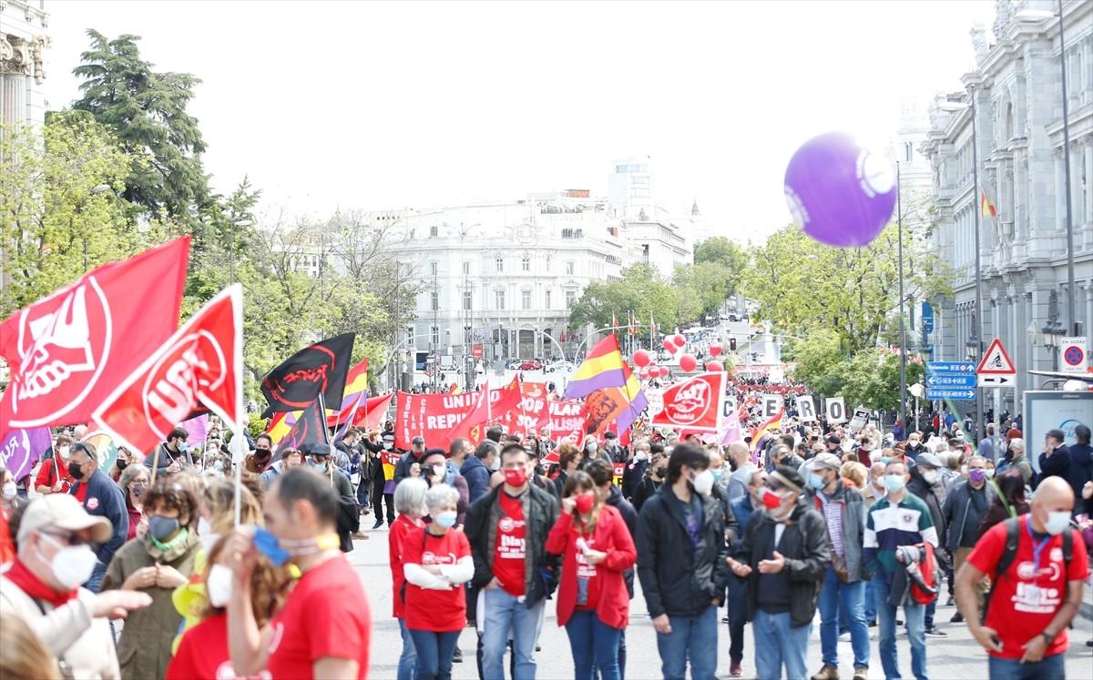Protesti u Španiji povodom Međunarodnog praznika rada