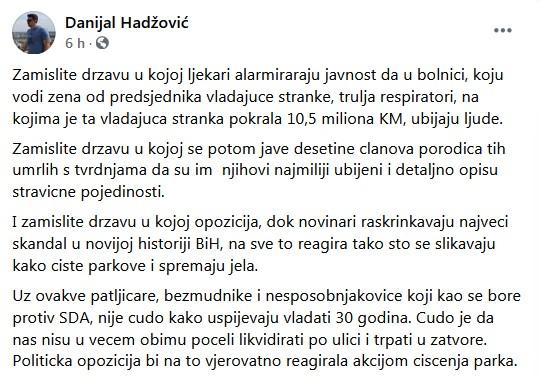 Hadžovićev status - Avaz