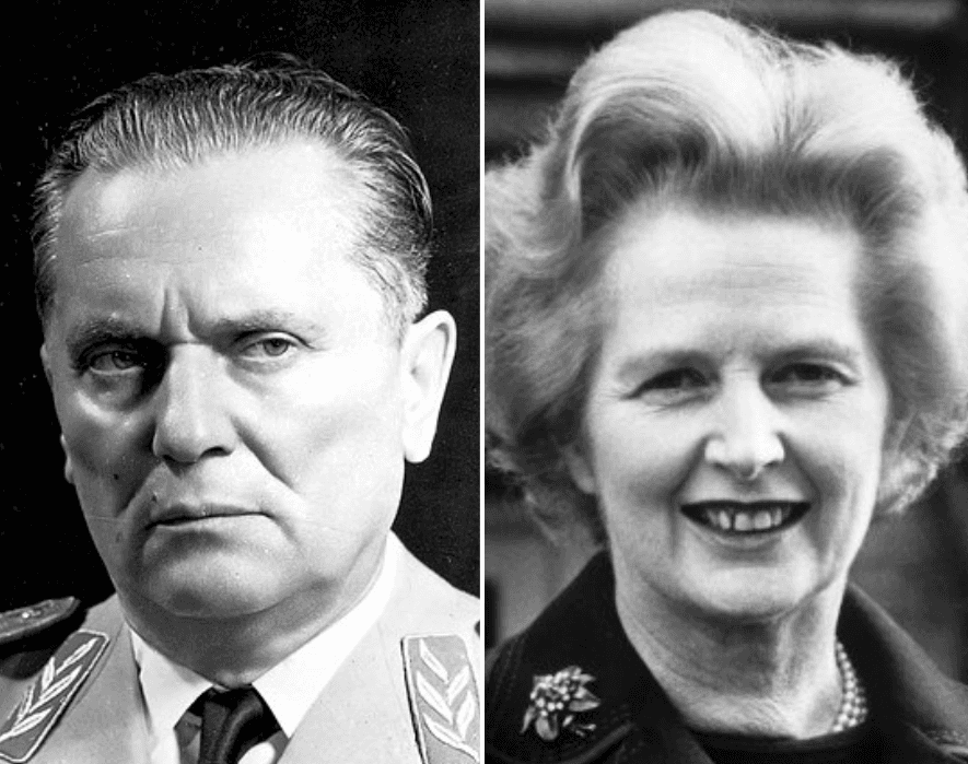 Josip Broz Tito i  Margaret Tačer (Margaret Thatcher) - Avaz