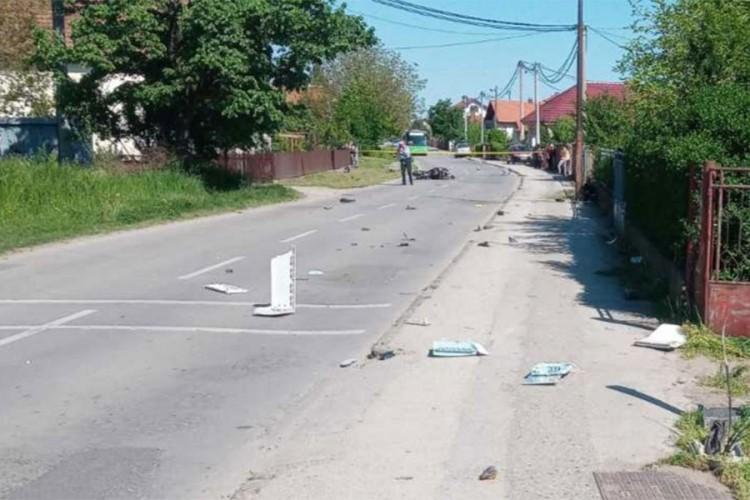 Stravična nesreća u Bijeljini: Poginuo motociklista