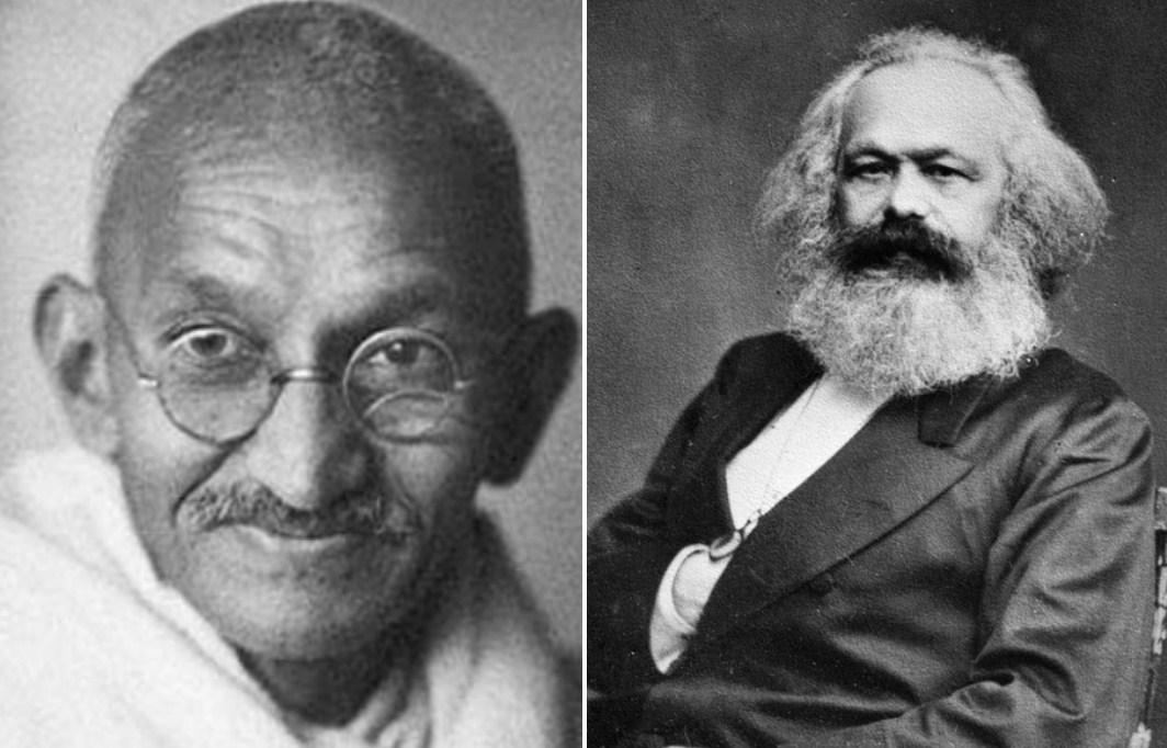 Mahatma Gandi i Karl Marks - Avaz