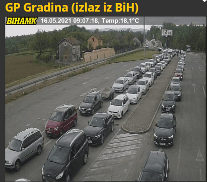 Granični prijelaz Gradina - Avaz
