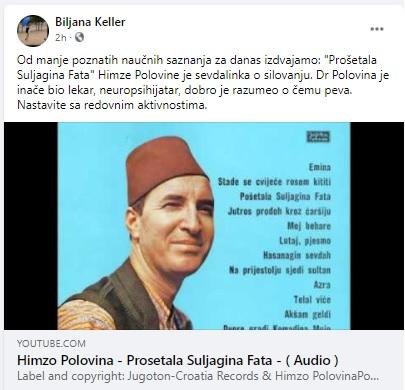 Facebook komentar Biljane Srbljanović - Avaz