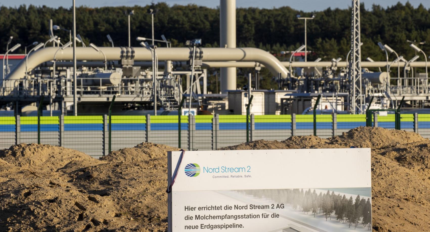 Objekat kopnenog plinovoda Sjeverni tok 2 u Lubminu, sjeveroistočna Njemačka - Avaz