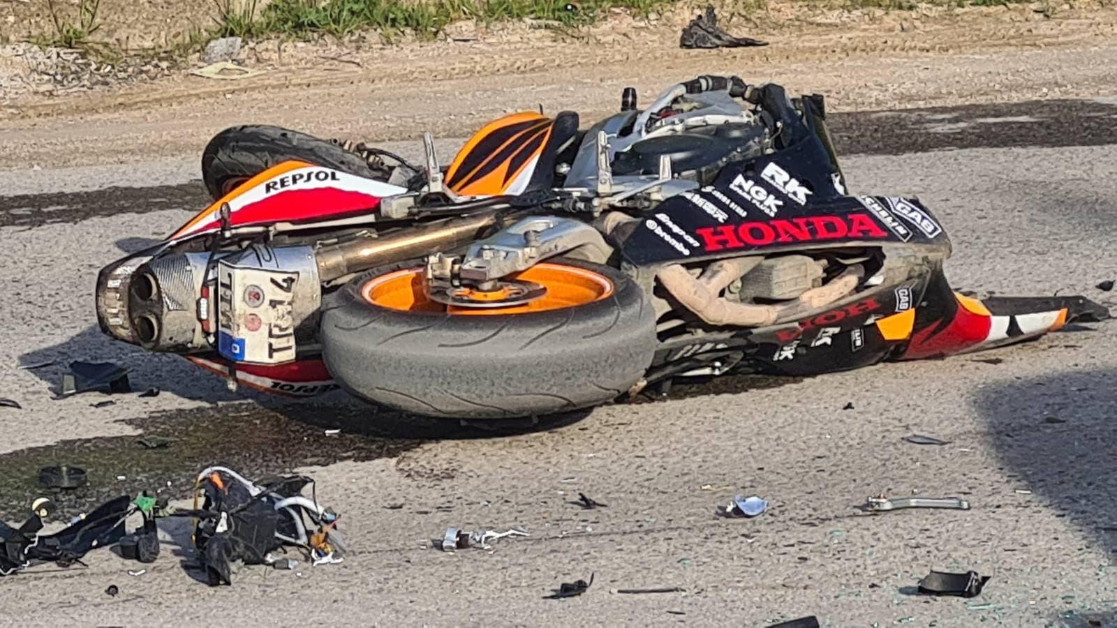 Teška saobraćajna nesreća u Čatićima, motociklista prevezen u bolnicu