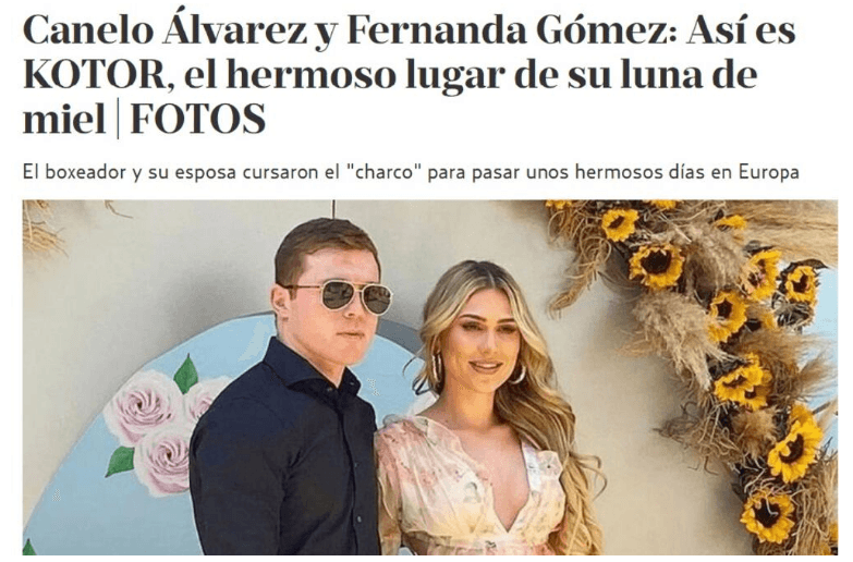 Meksički mediji pišu o Kanelovoj posjeti Kotoru sa suprugom - Avaz