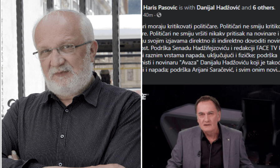 Reditelj Haris Pašović uputio podršku: Političari ne smiju vršiti nikakav pritisak na novinare i medije