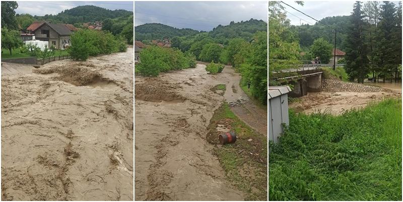 Nabujala rijeka u Tuzli - Avaz